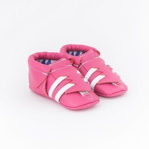 Hot Pink adjustable moccasins